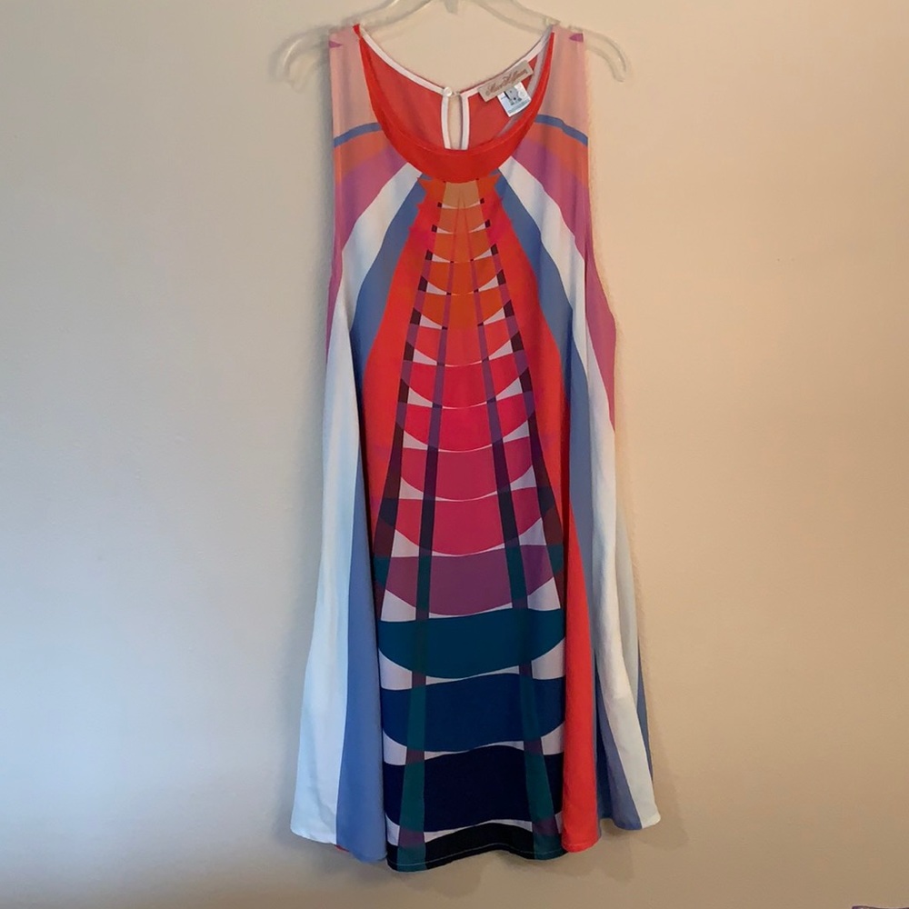 Mara Hoffman Multicolor Geometric Dress